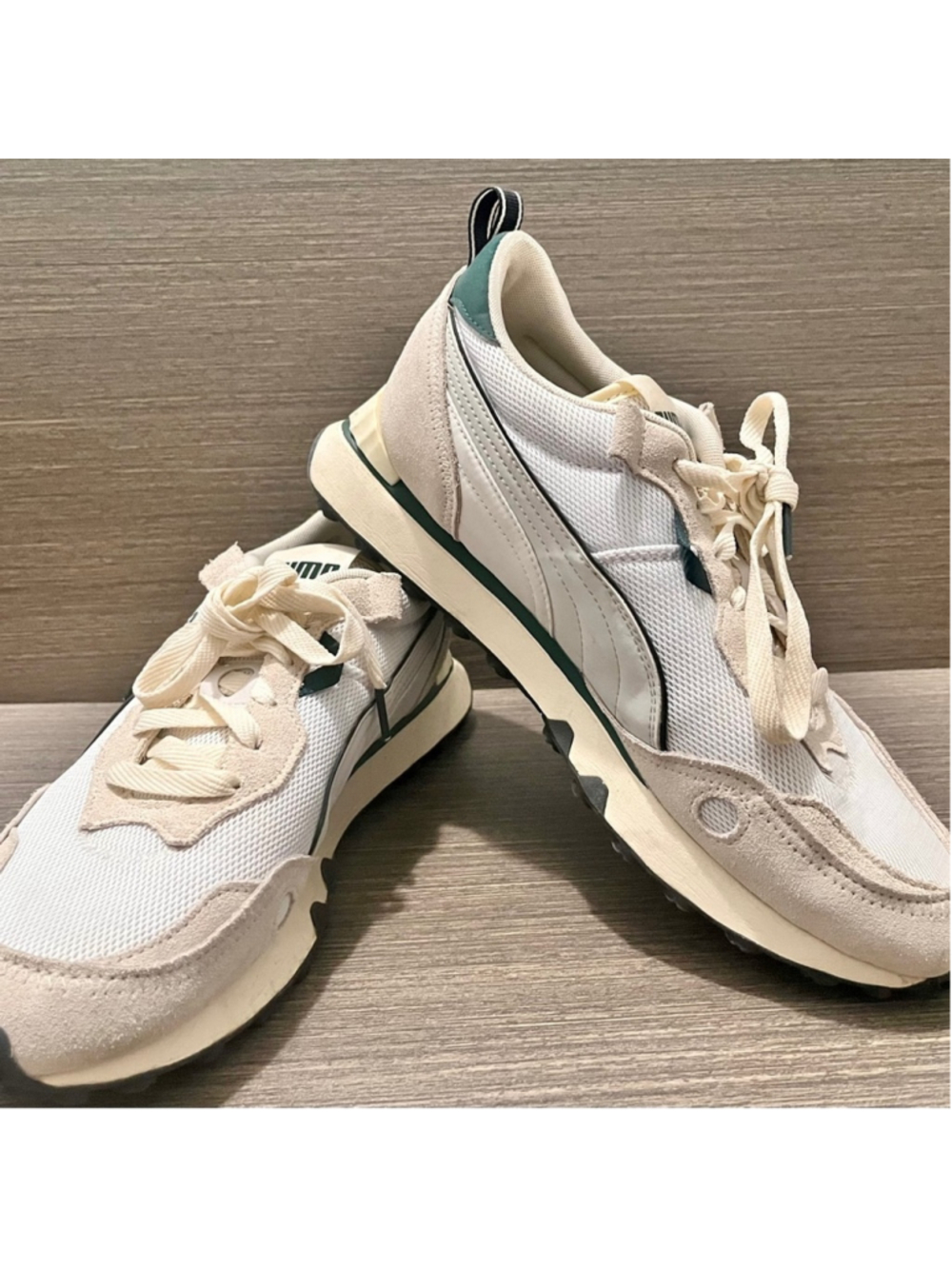 Puma Rider Future Vintage White Beige Green